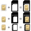 10 Pack SIM Card Adapter Kit, 4 in 1 Nano