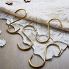 6 Pieces, Brass S Shaped Hooks, Gold Coat Clothes Towel