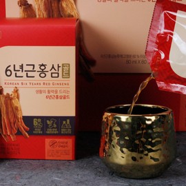 Jongkundang Health 종근당건강 6년근 홍삼 골드 진액 80ml 60포 설 명절 건강 선물 세트 Jonggeundang Health 6-Year-Old Red Ginseng Gold Extract 80ml 60 Packs Health Gift Set for Lunar New Year