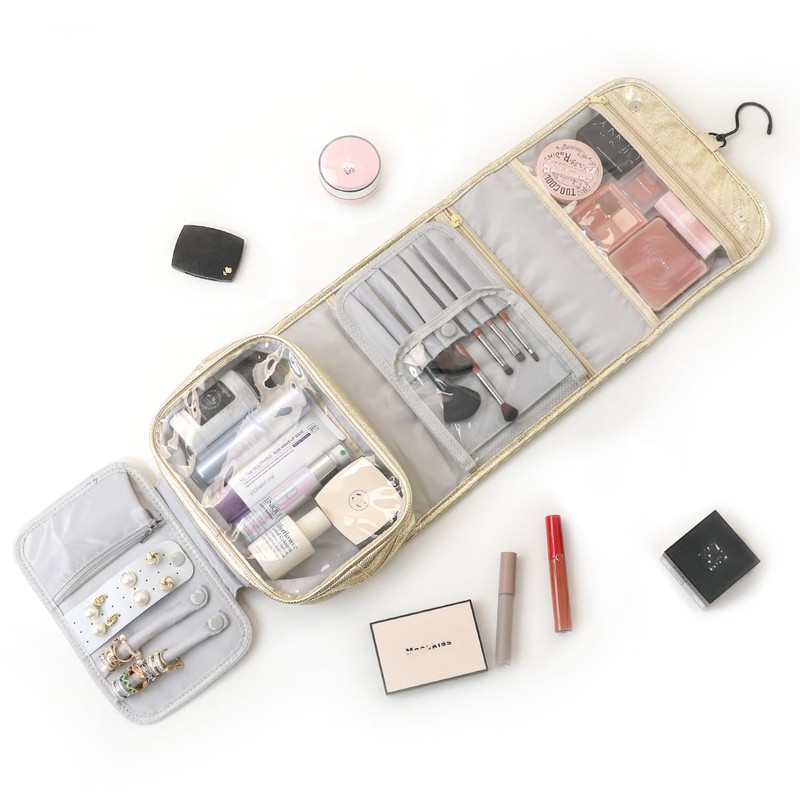 Toiletry Bags, Light gold, Travel & Storage