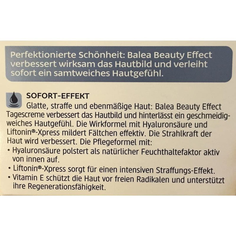 Balea Beauty Effect Day Cream SPF 15 50 ml