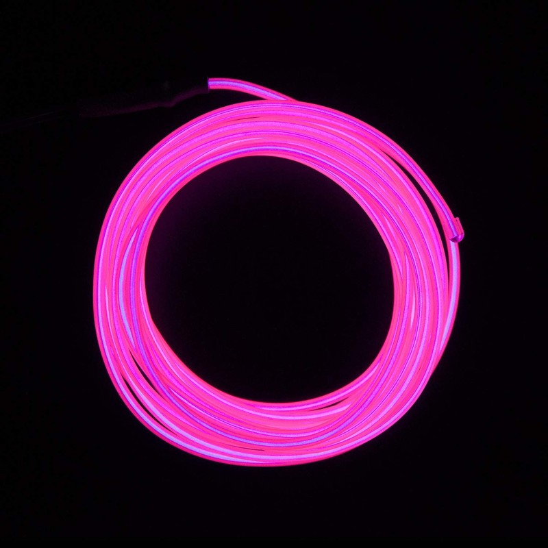 Flexible Neon Lighting Wire Rope Light Cord EL Cable Wire