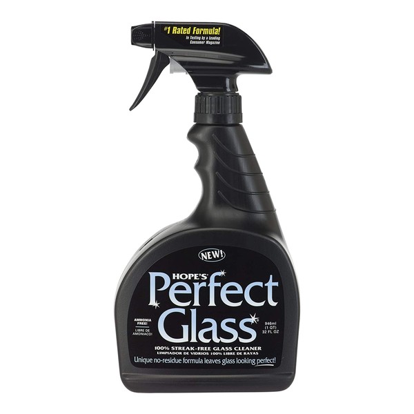 HOPE'S Perfect Glass Cleaner, Multi-Color, 32 Fl Oz