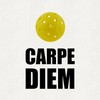 CafePress Carpe Diem Pickleball Canvas Lunch Bag with Strap Handle