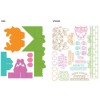 Diamond Press Easter Basket Pop-Up Card 15pc Stamp and 5pc