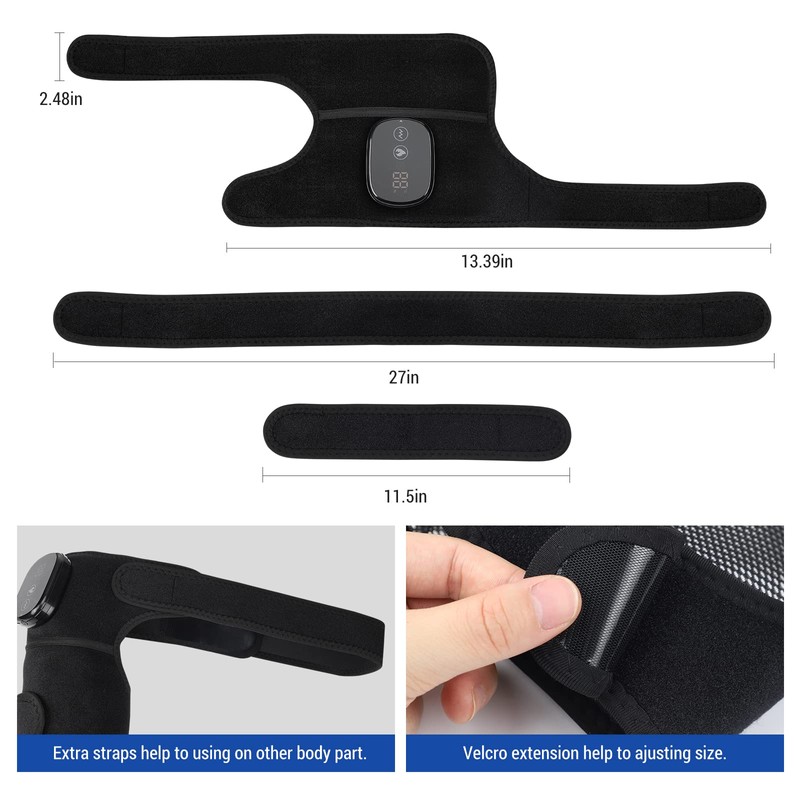 FSA Eligible Knee Massager with Heat and Vibration, Knee Heating