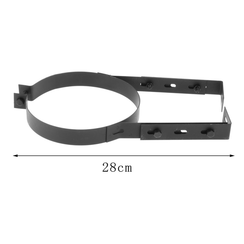 Milageto Chimney Pipe Bracket, Flue Liner Clamp Sturdy Household Hanging