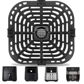 Priaora Air Fryer Rubber Bumpers, 8 pcs Air Fryer Replacement Parts Air Fryer Accessories Professional Air Fryer Rubber Replacement Parts Protective Feet Tips Tabs to Prevent Basket Damage (K45-8)