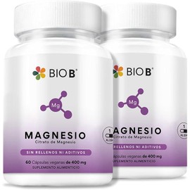BIO B  Magnesio  60 cápsulas veganas