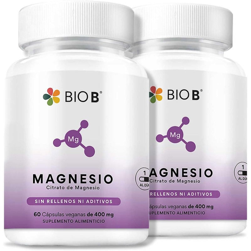 BIO B Magnesio 60 cápsulas veganas