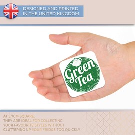 Destination Vinyl ltd Fridge Magnet - Green Tea Healthy Organic Tea Cup 5171