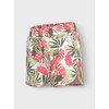 NAME IT Nkfvinaya Ffff Noos Girls' Shorts, Bright white/print: tropical