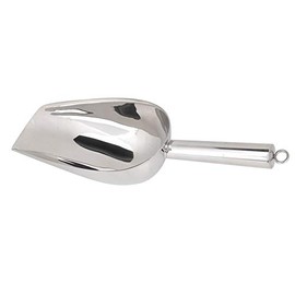 Cuchara de hielo inoxidable, pala de harina, duradera para cocina en casa(18OZ)