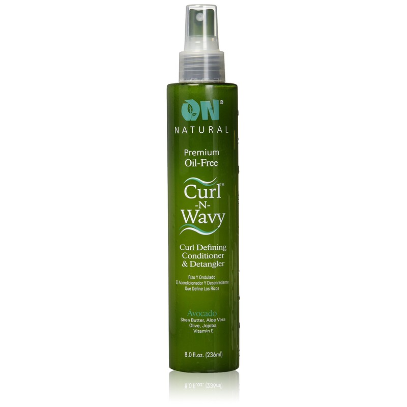 On Natural Curl-n-wavy Leave-in Conditioner & Detangler 8oz, 8 Oz