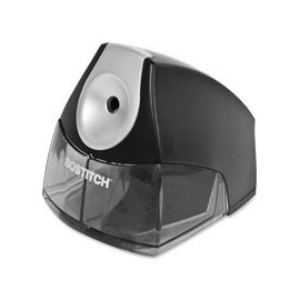 Pencil Sharpener, Electric, Steel Blades, 3-1/2""x5""x4"", BK, Sold as 1 Each
