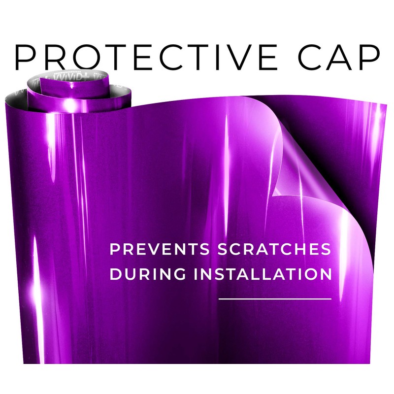 VViViD+ Ultra Gloss Candy Purple Vinyl Car Wrap Premium Paint