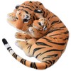 TE-Trend 2-in-1 XL Plush Tiger Baby Predatory Cat Cuddly Toy