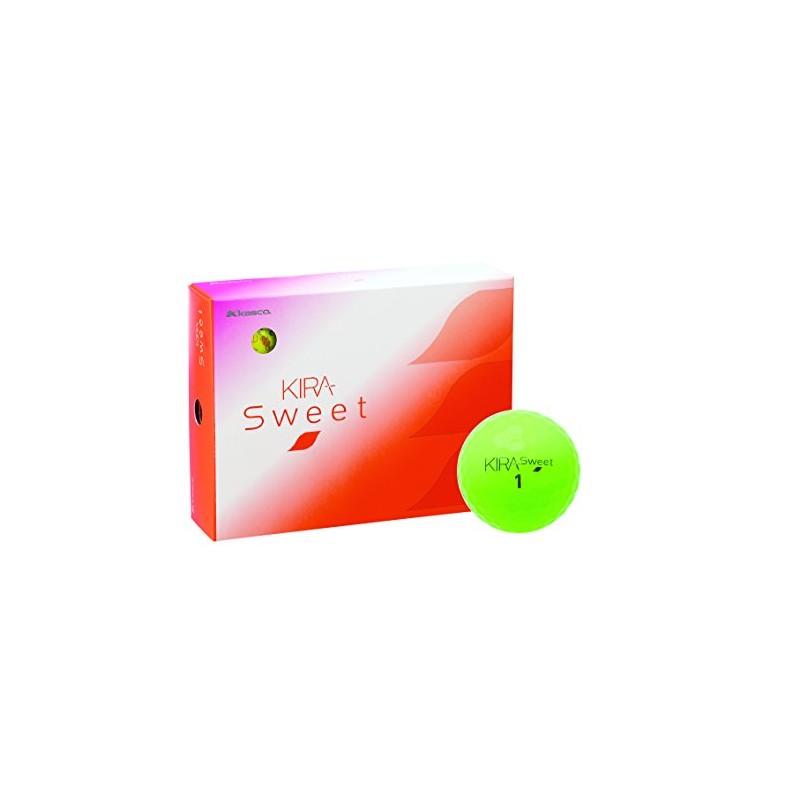 Kasco Kira SWEET Golf Balls, 1 Dozen (Pack of 12),