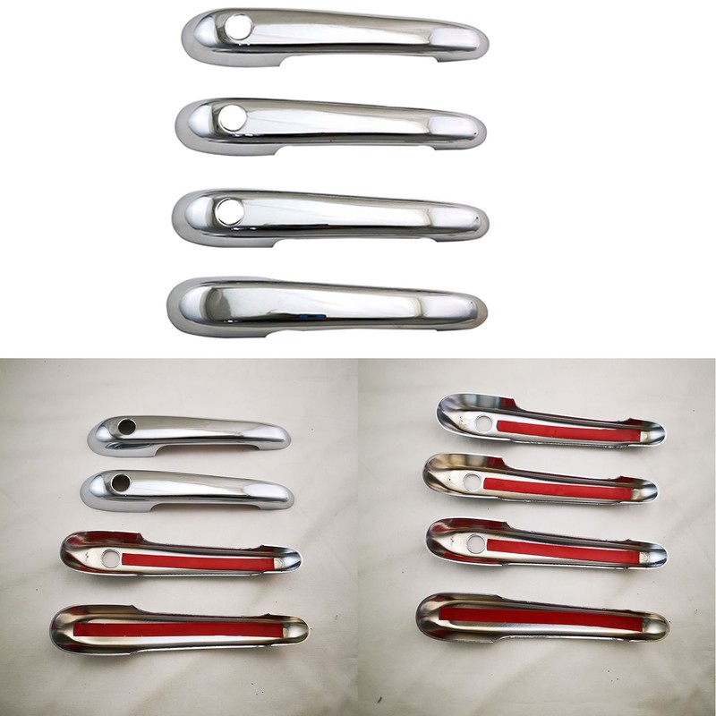 Door Handle Cover Kit Electroplate Glossy Surface Fit for MercedesBenz