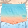 Metzuyan Infant Boys Swimming Trunks Shorts Ombre Gradient Aqua 9-12