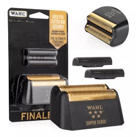 Wahl Repuesto Shaver Cuchillas Y Cabezal Para Máquina Afeitadora Wahl® Finale Original 7043 Negro/Dorado