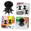 Operitacx 3pcs Reusable Plastic Paint Pouring Funnel Cup Set Multi