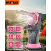 WESTTREE Portable Misting Fan with Large Battery Fan-Rechargeable Outdoor Misting