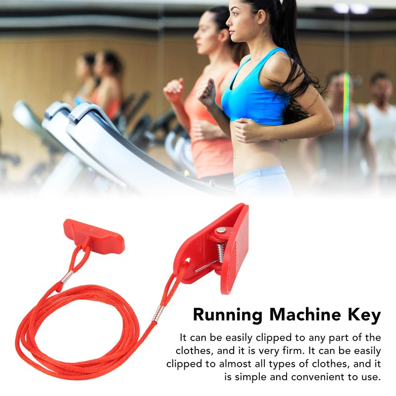 2PCS Treadmill Key, Magnetic Safety Lock, on, Compact and Lightweight,