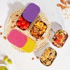 IUAOWEI 5Pack 8oz Stainless Steel Snack Containers for Kids,Small lunch
