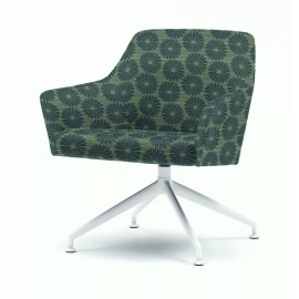 Crypton® CF Stinson Sunburst Peacock blue  Contemporary Shapes Upholstery Fabric