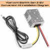 Ybervont Starlink Gen 3 12V Conversion Kit, Ybervont Starlink Gen