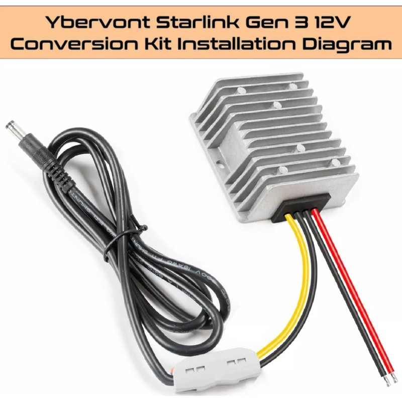 Ybervont Starlink Gen 3 12V Conversion Kit, Ybervont Starlink Gen