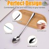 30 Pieces 19 cm Stainless Steel Long Teaspoons Latte Spoons