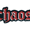Chaos Embroidered Iron On Sew On Patch