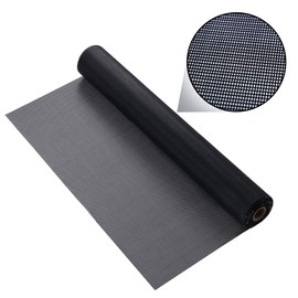 BAFLOTEX Window Screen Replacement 36"*100' Thicken Charcoal Fiberglass Screen with Better Vision Door Repair Kit Easy to Install Suitable for Windows, Doors and Porches