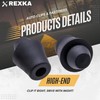 Rexka 5pcs Rubber Bumper Hood Stop Buffer for Nissan Infiniti