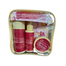 Berry Glow Body Care Set Body Mist Body Wash Body Butter Travel Set Gift Set
