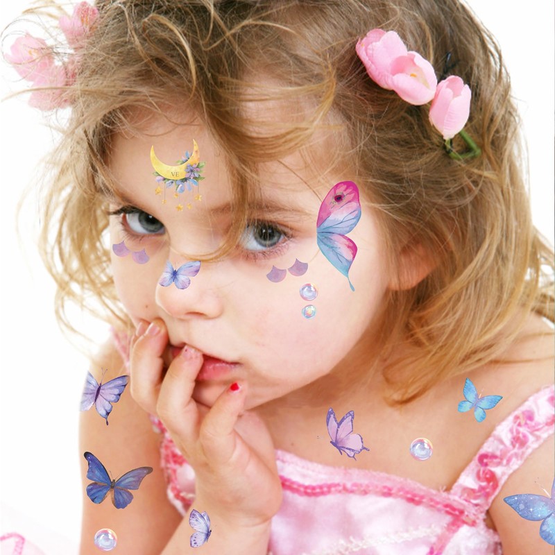 Butterfly Temporary Tattoos Butterfly Temporary Tattoos Stickers Set Party Favour