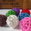15Pcs Pink Rattan Decorative Balls for Diy Craft - Versatile