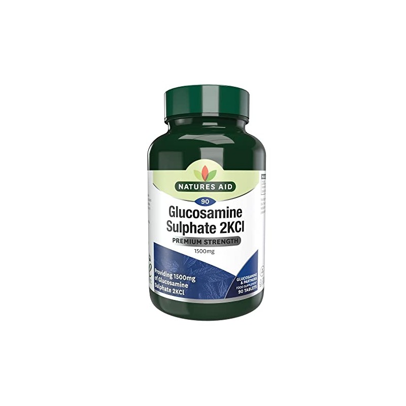 Natures Aid Glucosamine Sulphate 1500 mg, High Strength, Salt Free,