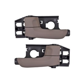 PT Auto Warehouse KI-2501E-DP - Interior Inner Inside Door Handle, Beige - Left/Right Pair