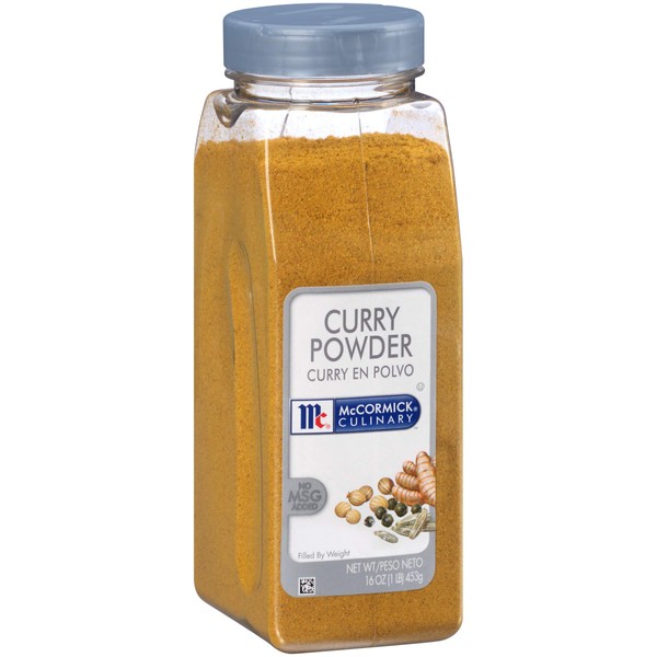 McCormick Culinary Curry Powder, 16 oz - One 16 Ounce Container of Curry Powder Spice Blend of Coriander, Turmeric, Nutmeg, Clove, and Ginger Perfect for Curries and Shrimp Dishes