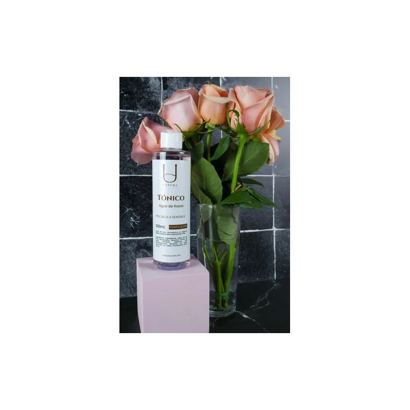 Tónico Hidratante Con Agua De Rosas
