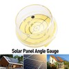 Sxhlseller Solar Panel Protractor 4.2 cm, Verticality Levelling Device for