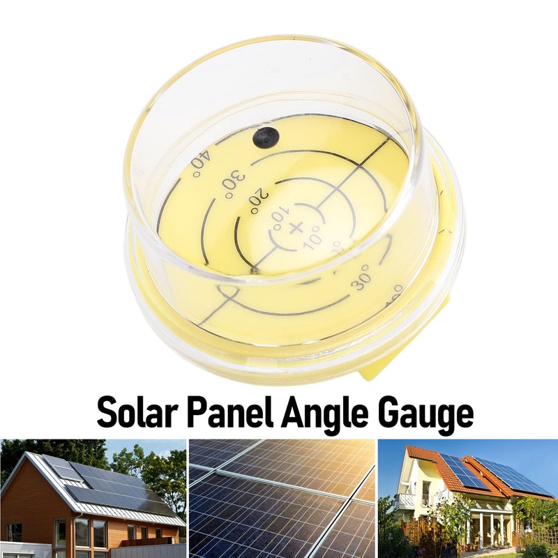 Sxhlseller Solar Panel Protractor 4.2 cm, Verticality Levelling Device for