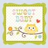 16-Count Paper Beverage Napkins, Happi Tree Sweet Baby Boy