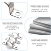 10PCS Pipe Clips 25mm, Stainless Steel 304 Pipe Strap Clamps,
