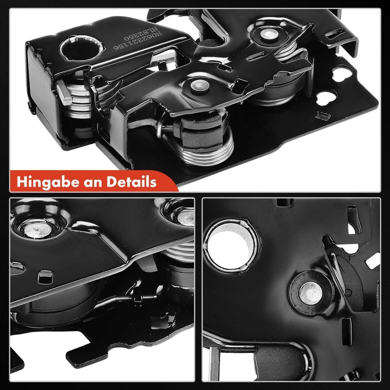 Frankberg Bonnet Lock Bottom Compatible with Ibiza IV 6J5 6P1