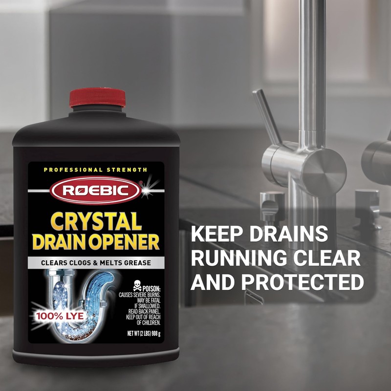 Roebic HD-CRY-DO-6 2-Pound Heavy Duty Crystal Drain Opener