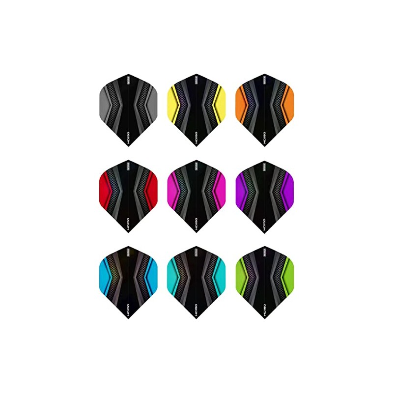 Britannia Darts Pentathlon HD150 Flights Standard Mixed Colours Extra Strong